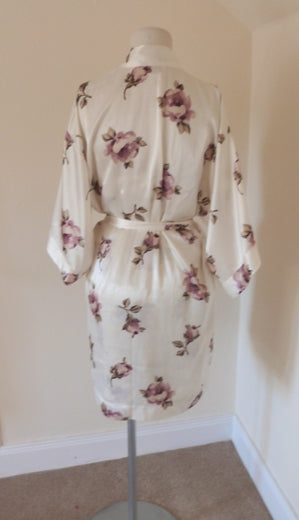 Vintage Dressing Gown Size Small Long BHS Plush Style Rose Pink Grannycore  | eBay