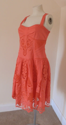 Karen millen peach dress hotsell