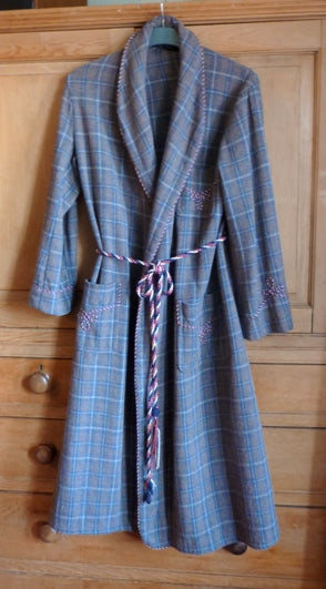 SOLD: Mens vintage wool dressing gown SOLD: Mens vintage wool dressing gown