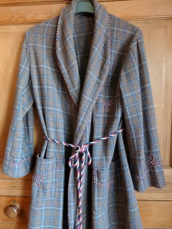 SOLD: Mens vintage wool dressing gown SOLD: Mens vintage wool dressing gown
