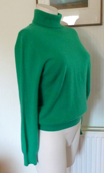 Autograph emerald green cashmere jumper – The Frockery