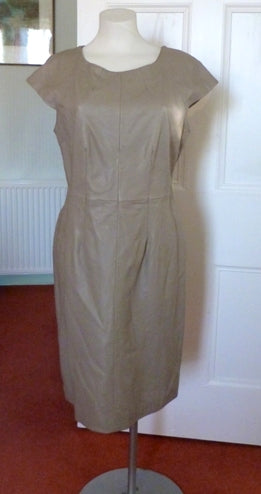 autograph leather dress sable soft – The Frockery launch 6.18.26