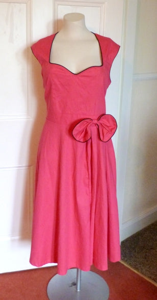 Lindy bop pink dress best sale