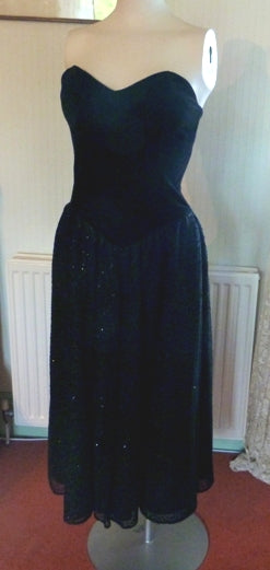 80s black prom on sale dress