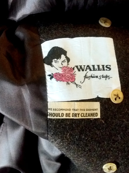 Vintage Wallis Fashion brown wool coat – The Frockery