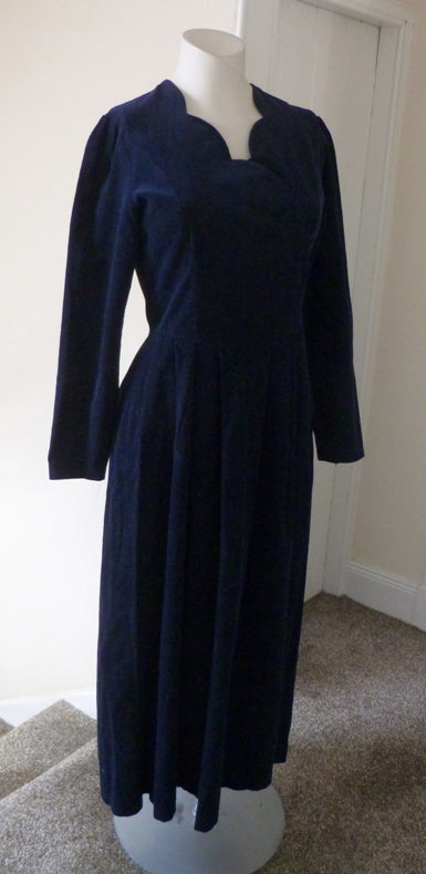 laura ashley navy blue dress Navy blue laura ashley